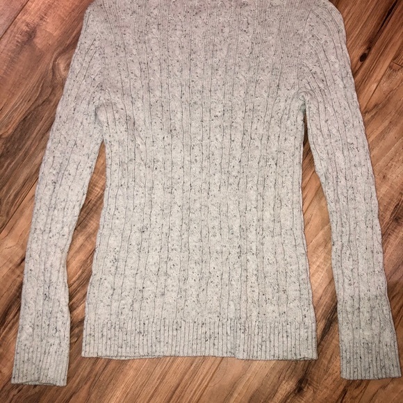 Croft & Borrow Grey Cable Knit Sweater - Picture 10 of 10